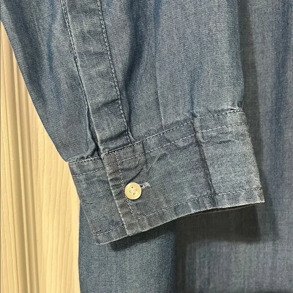 Denim Shirt Dress - Picture 3 of 6
